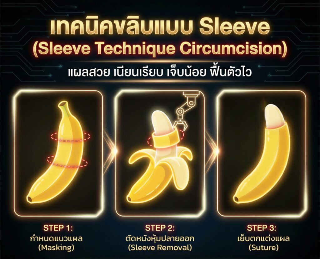 ขลิบ Sleeve Technique - Lover Clinic